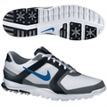 Nike Men's Air Range WP Golf Shoes White/Blue