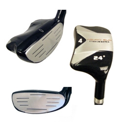 Young Gun #4 Square 24° Junior Hybrid w/headcover
