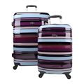 Swiss Case 4 Wheel EZ2C 2pc Suitcase Set COLORFUL
