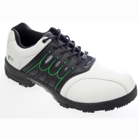 Forgan IWD Waterproof Mens Golf Shoes WHITE/BLACK