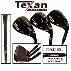 Texan Classics Gun Metal Wedge Set 52-56-60