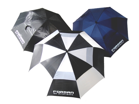 3-Pack Forgan Double Canopy 60" Golf Umbrellas