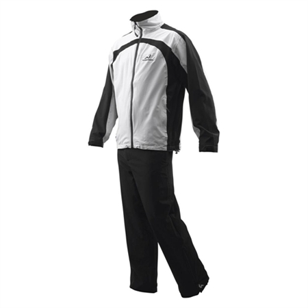 Woodworm Waterproof Men's Golf Rainsuit White/Blk