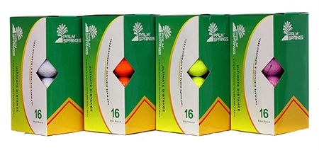 16 Palm Springs Golf Balls Personalized Text