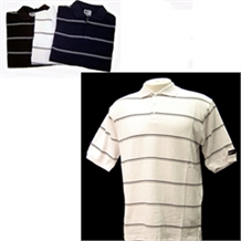 Confidence Classic Stripe Mens Golf Shirt