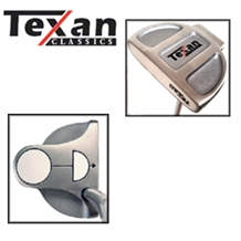 Texan HOT WHITE BALL LEFTY PUTTER 35