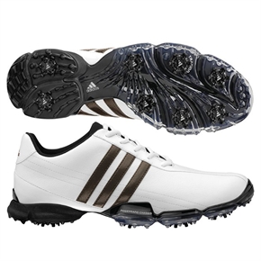 Adidas Men's Powerband Grind Golf Shoes in WHITE