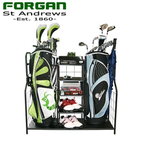 Golf Gear & Bag Organizer - Ideal for the Garage