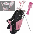GOLF GIRL Junior Clubs Set w/PINK STAND BAG