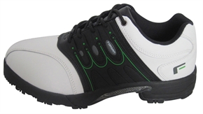 Forgan IWD Waterproof Mens Golf Shoes WHITE/BLACK