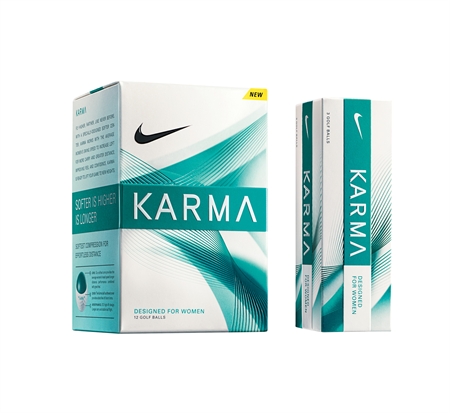 NIKE Ladies 2010 Karma Golf Balls 1 Dozen