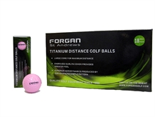 36 Forgan Golf Titanium Distance Golf Balls PINK