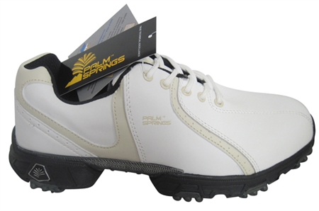 Palm Springs Lady Golf Shoes White/Tan
