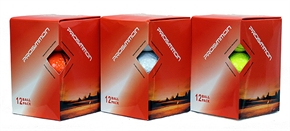 12 Prosimmon Titanium Tour Golf Balls: 3 Colors