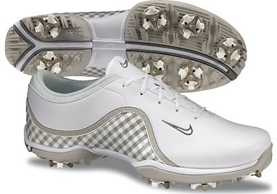 Nike Air Summer Lace Women's Golf Shoes - 483235-100 - White/Metallic Silver