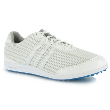Adidas Womens Adicross Sport Golf Shoes White/Aqua