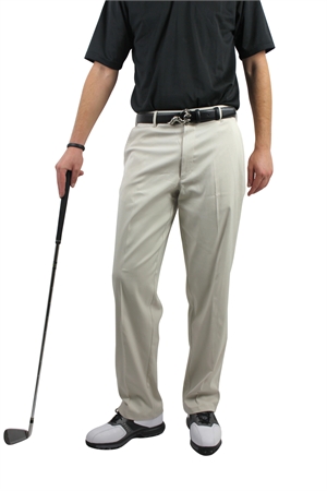 Palm Springs DryFit Flat Front Golf Pants CREAM