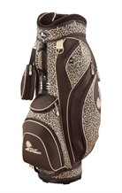 PALM SPRINGS Leopard 14 Way Divider Cart Bag 
