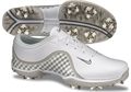 Nike Ace Ladies Golf Shoes White/Grey Plaid